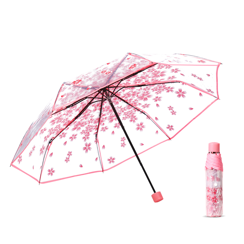 Foldable POE Transparent Umbrella