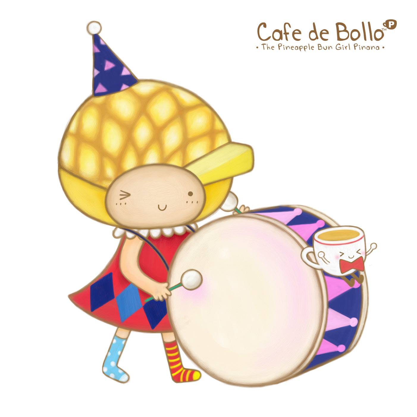 CAFÉ DE BOLLO (IP Licensing Character)
