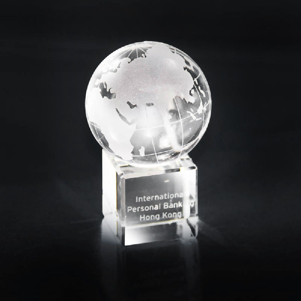 Crystal Global Ornament