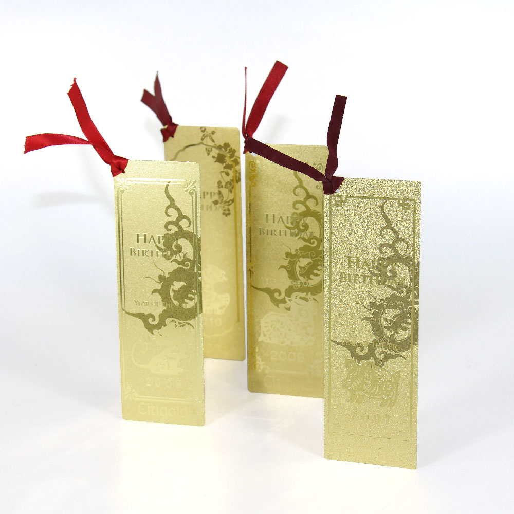Gold Plated Bookmark