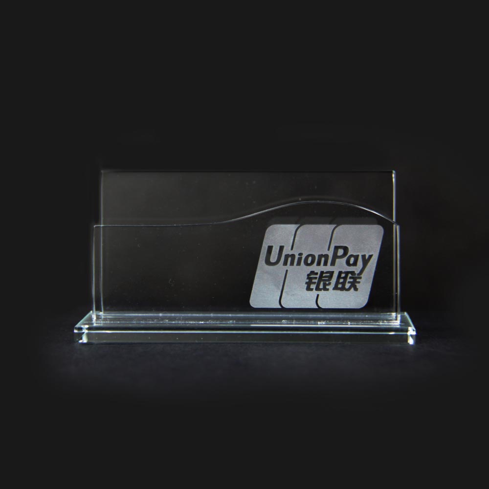 Crystal Name Card Holder