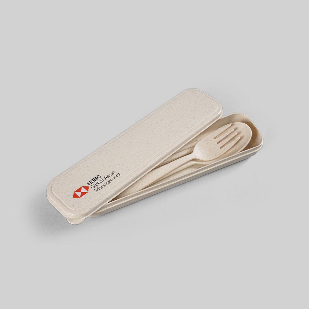 小麥纖維環保餐具套裝