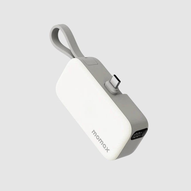 Momax 1-Power Mini 5000mAh built-in foldable USB-C power bank (CCC cert)