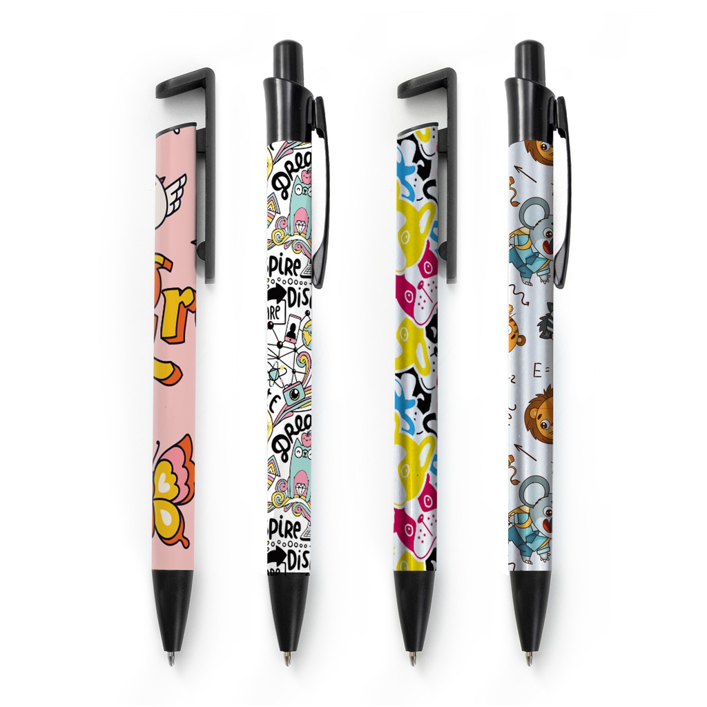 Sublimation Ball Pen with Shrink (with Phone Holder)
